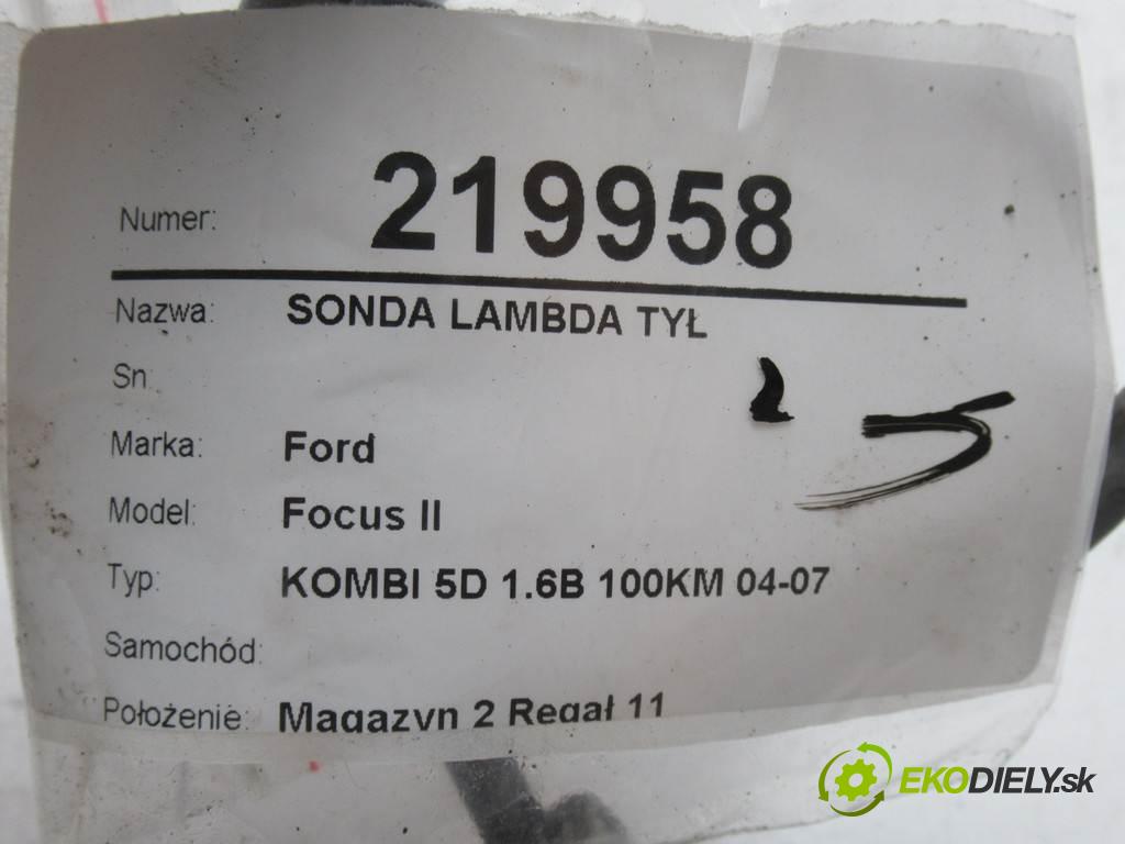Ford Focus II    KOMBI 5D 1.6B 100KM 04-07  sonda lambda zadní část  (Lambda sondy)