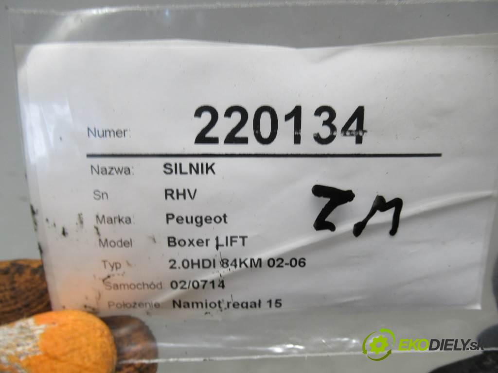 Peugeot Boxer LIFT  2006 62 kw 2.0HDI 84KM 02-06 2000 motor RHV (Motory (kompletní))