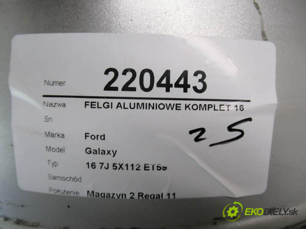 Ford Galaxy    16 7J 5X112 ET59  disky hliníkové - 16  (Hliníkové)