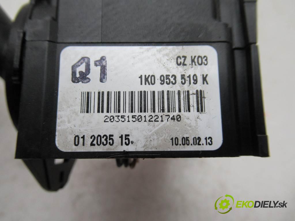 Skoda Superb II  2010  LIFTBACK 5D 4X4 3.6FSI V6 260KM 08-13 3600 Prepínač stieračov 1k0953519G (Prepínače, spínače, tlačidlá a ovládače kúrenia)