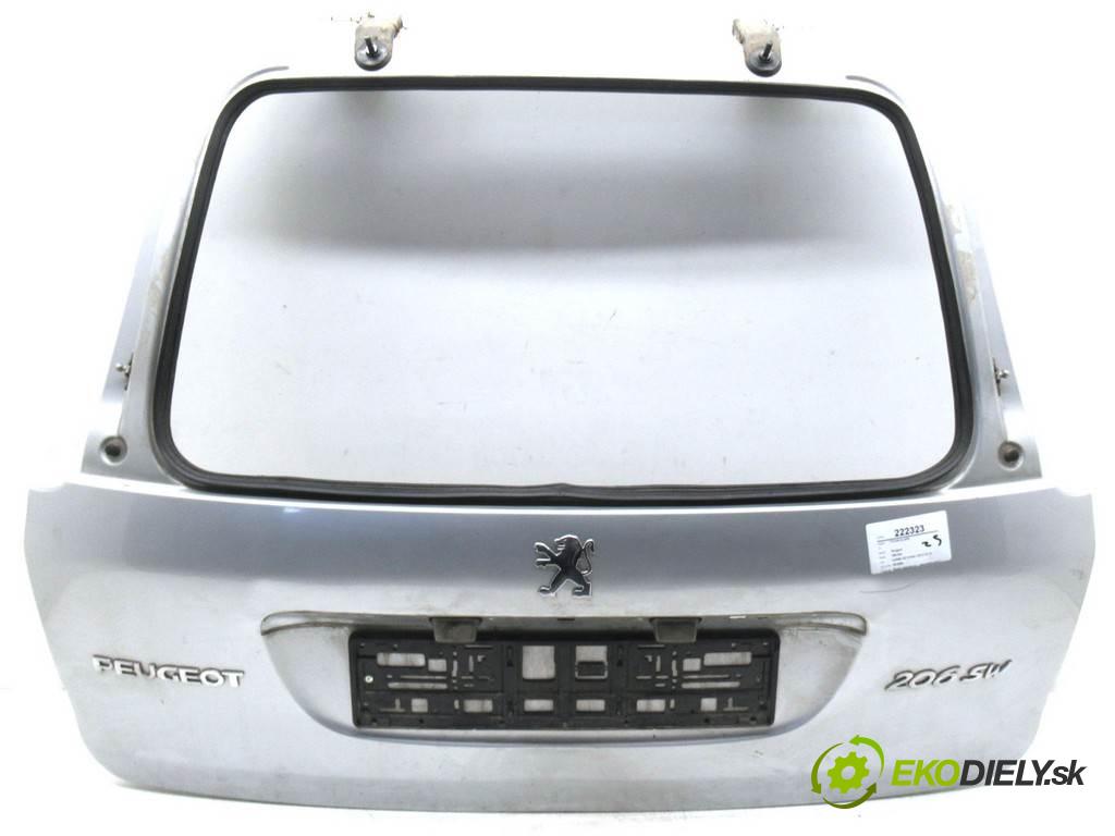 Peugeot 206 SW  2002 66 kw KOMBI 5D 2.0HDI 90KM 98-06 2000 zadná kapota  (Zadné kapoty)