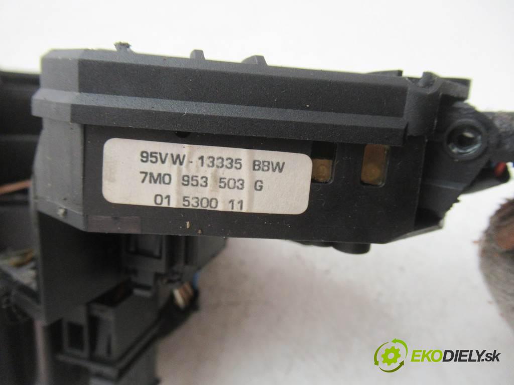 Volkswagen Sharan  1998 85 kw 2.0B 115KM 95-10 2000 Prepínač kombinovaný 7M0953503G (Prepínače, spínače, tlačidlá a ovládače kúrenia)