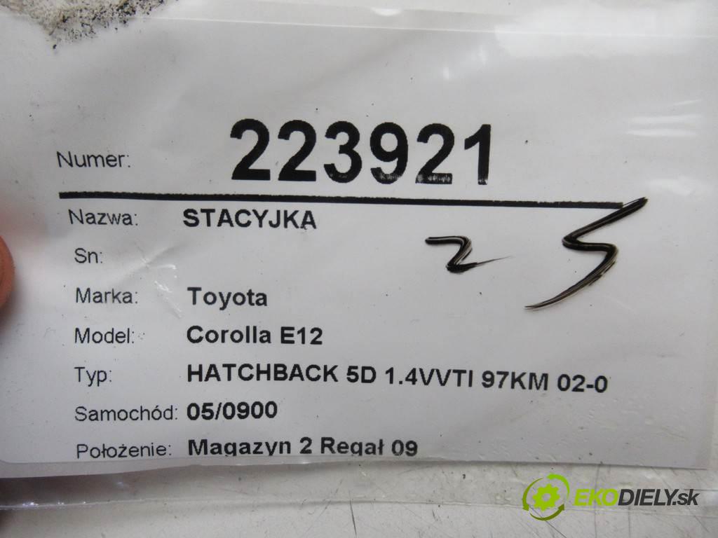 Toyota Corolla E12  2001  HATCHBACK 5D 1.4VVTI 97KM 02-07 1400 spinačka 89783-02020 (Spínacie skrinky a kľúče)