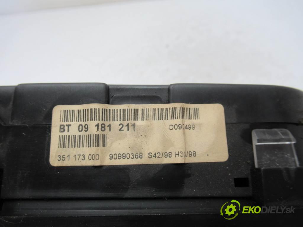 Opel Zafira A  1999 74 kw 1.6B 101KM 99-05 1600 Prístrojovka BT09181211 (Prístrojové dosky, displeje)
