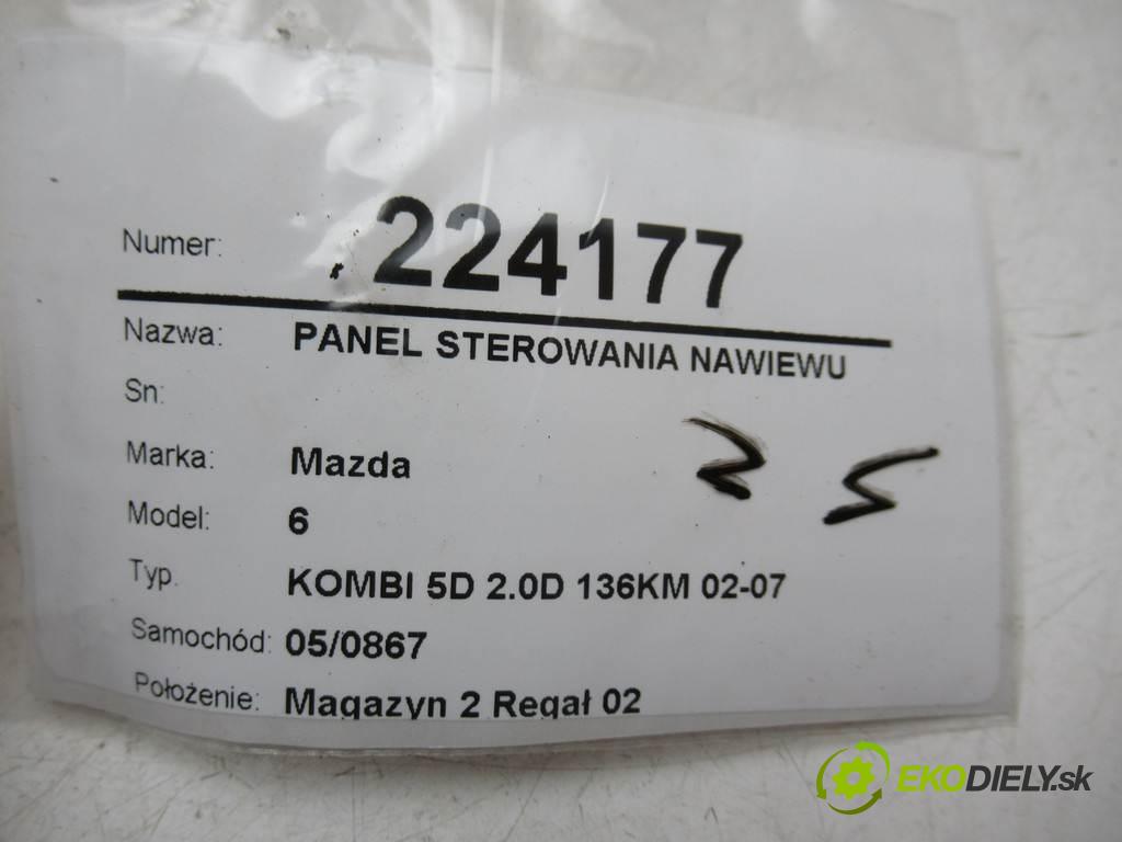 Mazda 6  2004 100 kw KOMBI 5D 2.0D 136KM 02-07 2000 Panel ovládania kúrenia  (Prepínače, spínače, tlačidlá a ovládače kúrenia)
