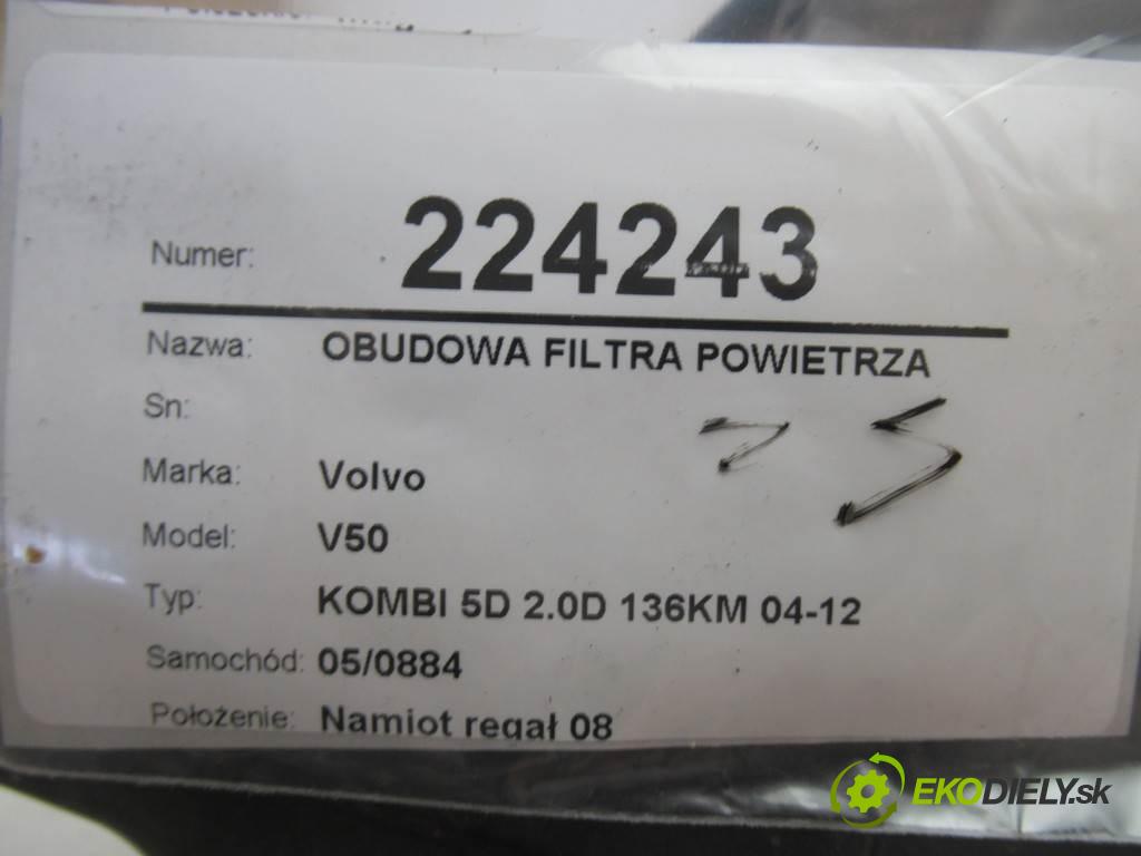 Volvo V50  2005 100 kw KOMBI 5D 2.0D 136KM 04-12 2000 obal filtra vzduchu 3M51-9600 (Kryty filtrů)