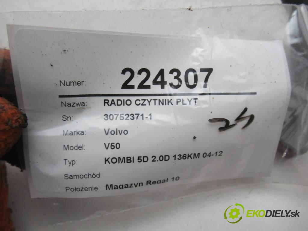 Volvo V50    KOMBI 5D 2.0D 136KM 04-12  RADIO CZYTNIK CD 30752371-1