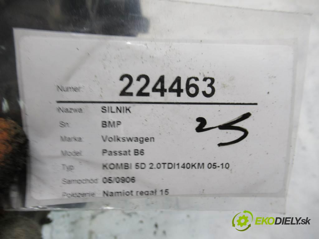Volkswagen Passat B6  2006 140KM KOMBI 5D 2.0TDI140KM 05-10 2000 Motor BMP (Motory (kompletné))