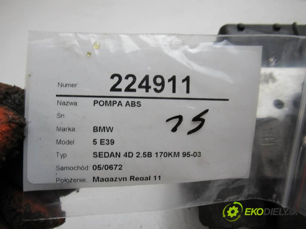 BMW 5 E39  1996 125 kw SEDAN 4D 2.5B 170KM 95-03 2500 Pumpa ABS 1090910 0265217000 (Pumpy ABS)