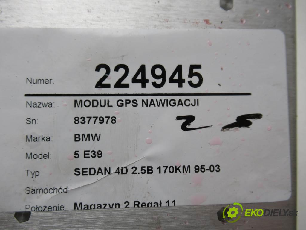 BMW 5 E39    SEDAN 4D 2.5B 170KM 95-03  Modul GPS navigácie 8377978 (Ostatné)
