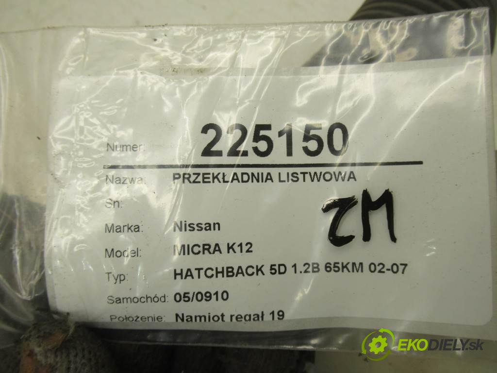 Nissan MICRA K12  2004 48kw HATCHBACK 5D 1.2B 65KM 02-07 1200 riadenie - 48001AX702 (Riadenia)