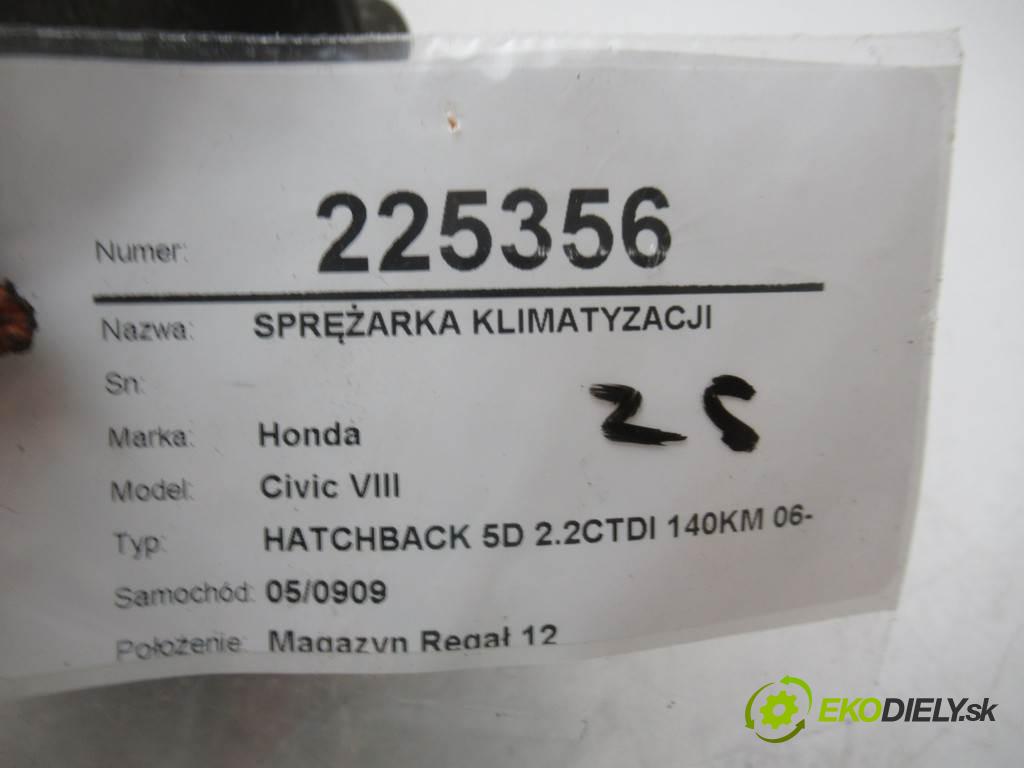 Honda Civic VIII  2006  HATCHBACK 5D 2.2CTDI 140KM 06-11 2200 Kompresor klimatizácie 38800-RSR-E010-M2 (Kompresory klimatizácie)