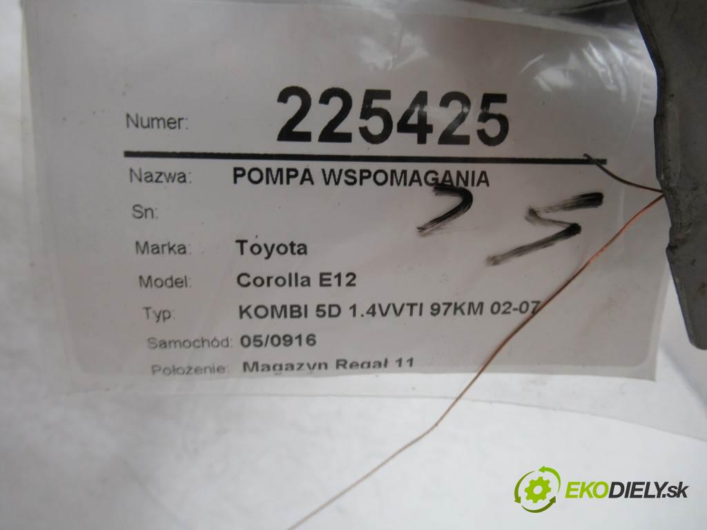 Toyota Corolla E12  2005 97km KOMBI 5D 1.4VVTI 97KM 02-07 1400 Pumpa servočerpadlo 45200-02221 (Servočerpadlá, pumpy riadenia)