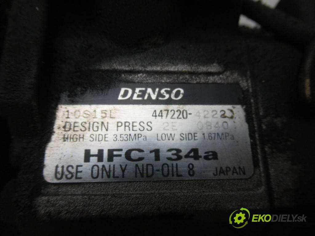 Toyota Avensis Verso  2003 85 kw 2.0D4D 116KM 01-09 2000 Kompresor klimatizácie 447220-4222 (Kompresory klimatizácie)