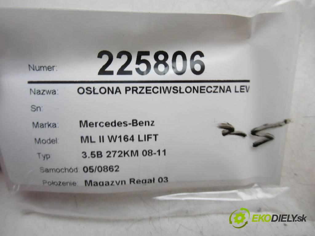 Mercedes-Benz ML II W164 LIFT  2011 201kW 3.5B 272KM 08-11 3498 clona sluneční levá strana