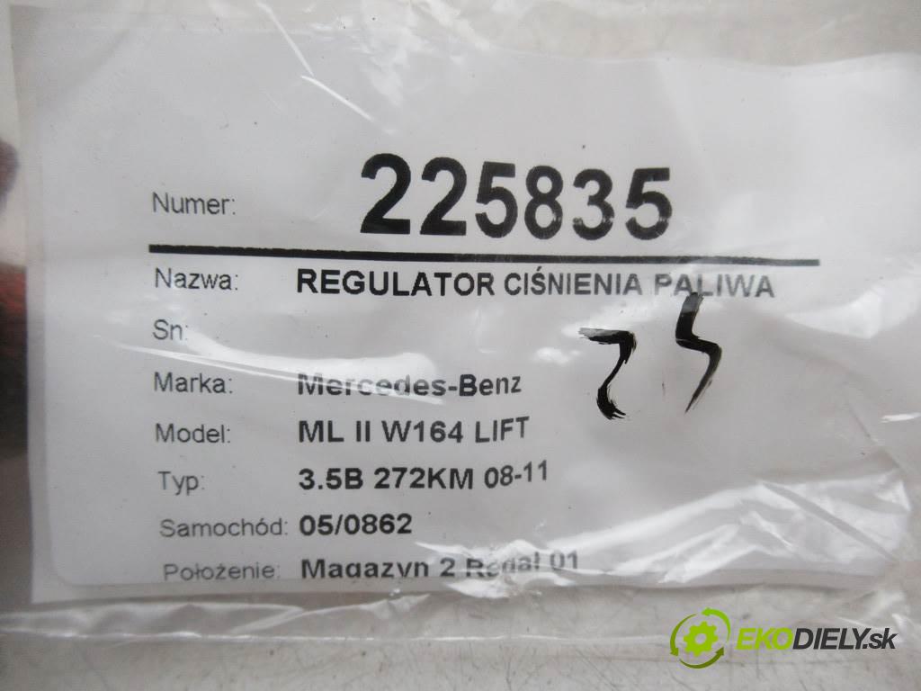 Mercedes-Benz ML II W164 LIFT  2011 201kW 3.5B 272KM 08-11 3498 Regulátor tlaku paliva  (Ostatní)