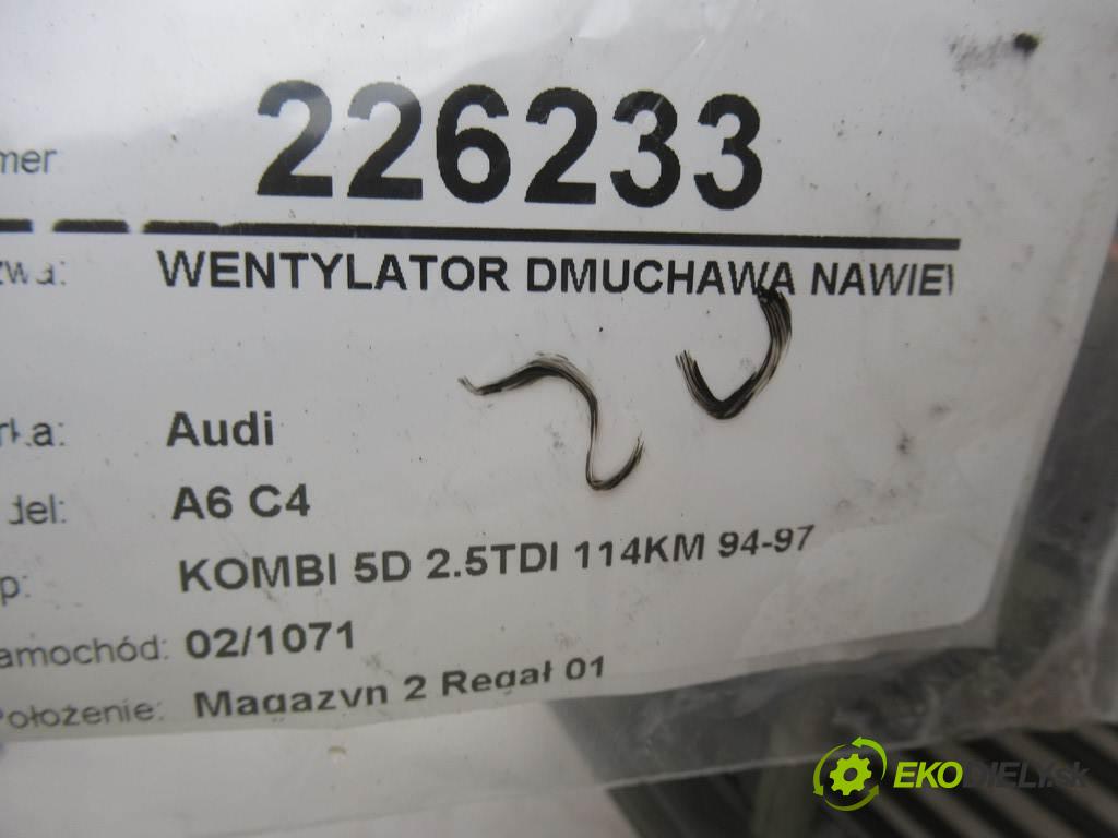 Audi A6 C4  1996 85 kw KOMBI 5D 2.5TDI 114KM 94-97 2500 Ventilátor ventilátor kúrenia 4A0959101A (Ventilátory kúrenia)