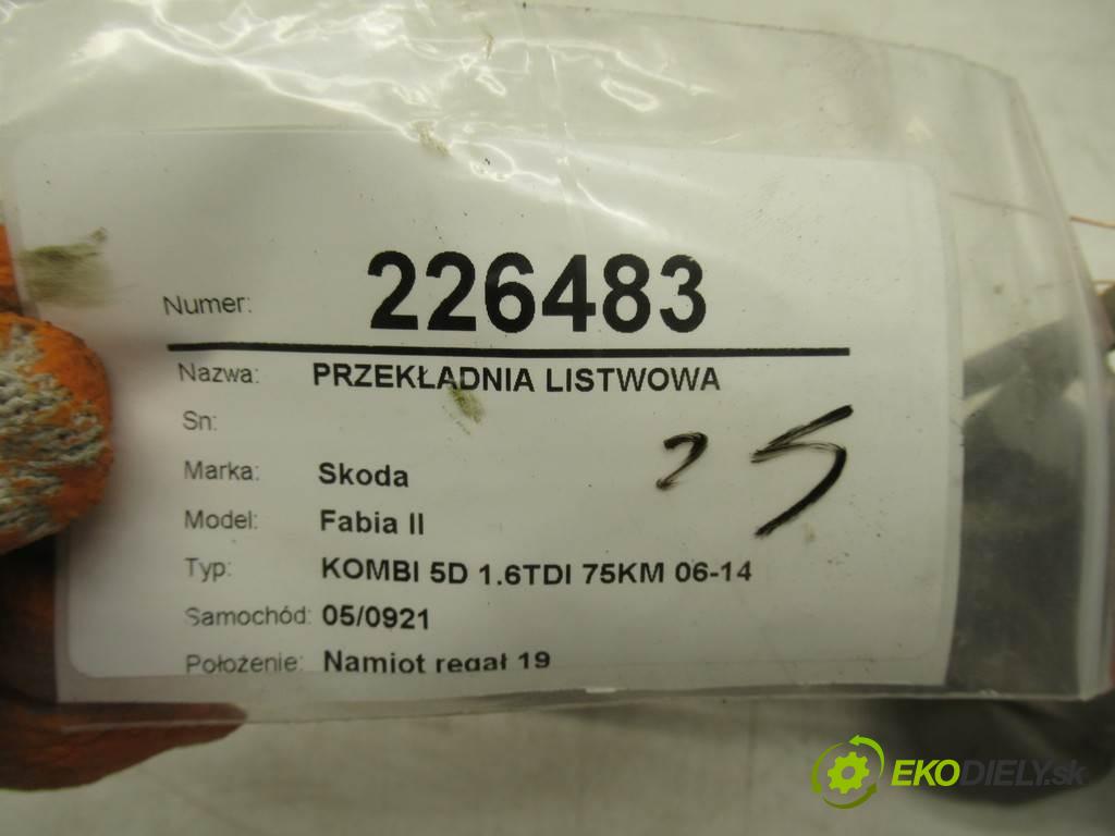 Skoda Fabia II  2011 55 kw KOMBI 5D 1.6TDI 75KM 06-14 1600 riadenie -  (Riadenia)