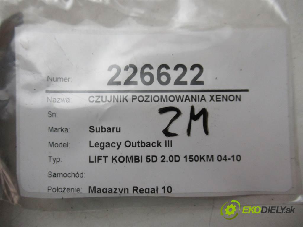Subaru Legacy Outback III    LIFT KOMBI 5D 2.0D 150KM 04-10  Snímač nastavenia XENON  (Snímače)