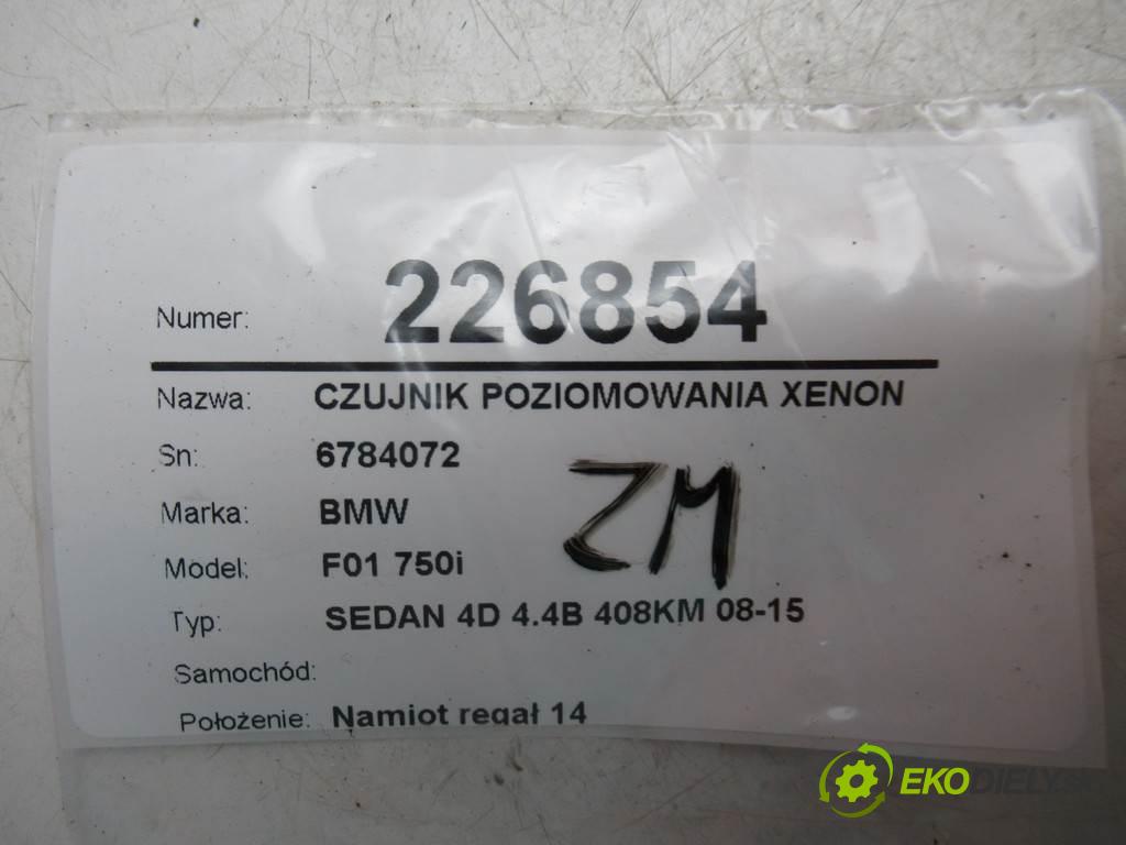 BMW F01 750i    SEDAN 4D 4.4B 408KM 08-15  Snímač nastavenia XENON 6784072 (Snímače)