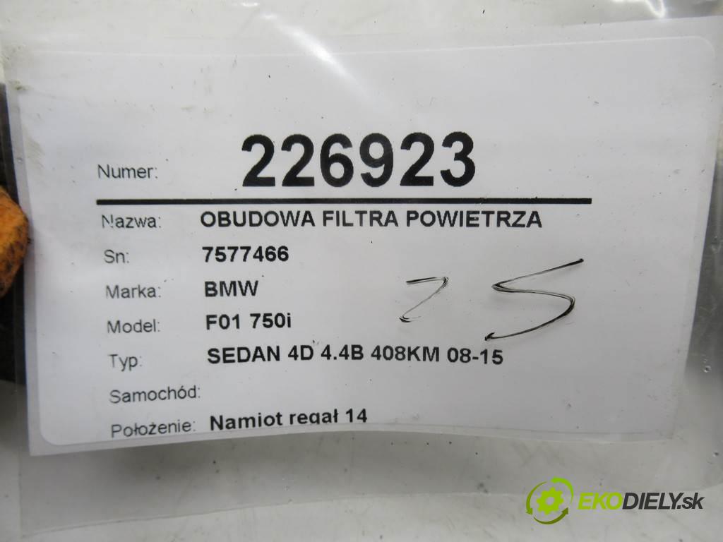 BMW F01 750i    SEDAN 4D 4.4B 408KM 08-15  Obal filtra vzduchu 7577466 (Obaly filtrov vzduchu)