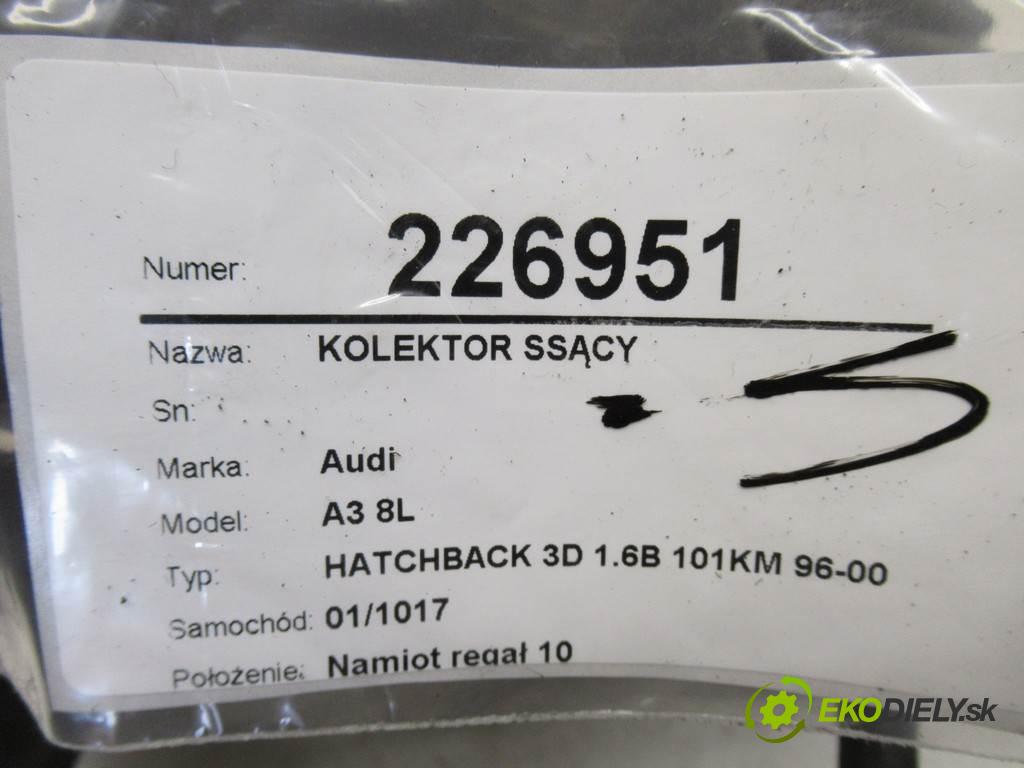 Audi A3 8L  1998 74 kw HATCHBACK 3D 1.6B 101KM 96-00 1600 Potrubie sacie, sanie 06A133185AK 06A133205G (Sacie potrubia)