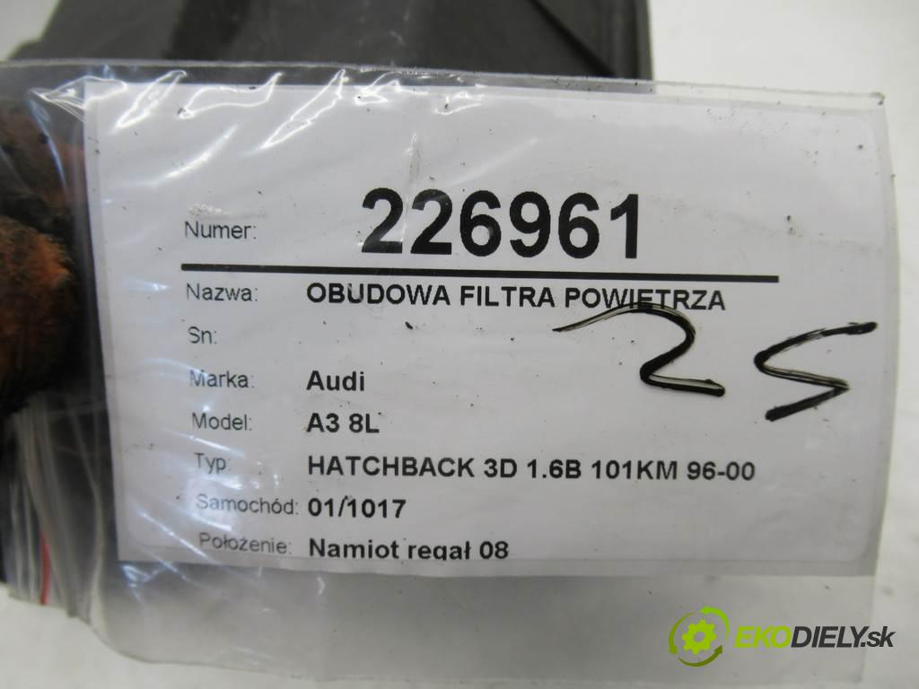 Audi A3 8L  1998 74 kw HATCHBACK 3D 1.6B 101KM 96-00 1600 obal filtra vzduchu 1J0129607D (Kryty filtrů)