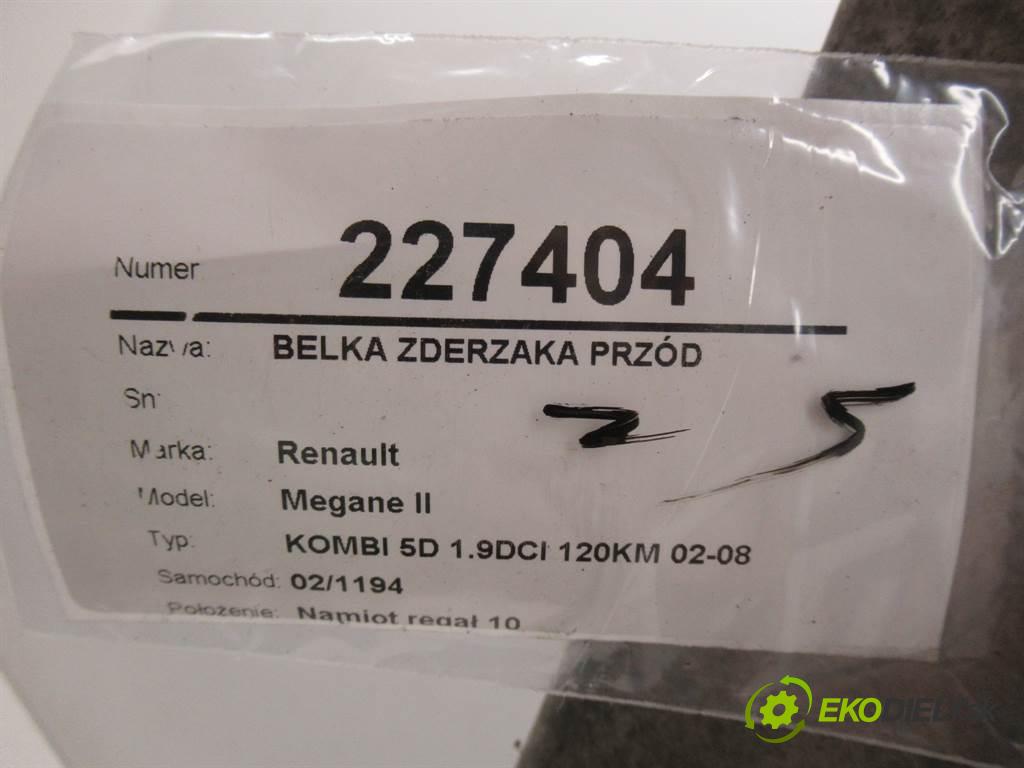 Renault Megane II  2004  KOMBI 5D 1.9DCI 120KM 02-08 1900 výztuha nárazníka přední část 8200240906 (Výztuhy přední)