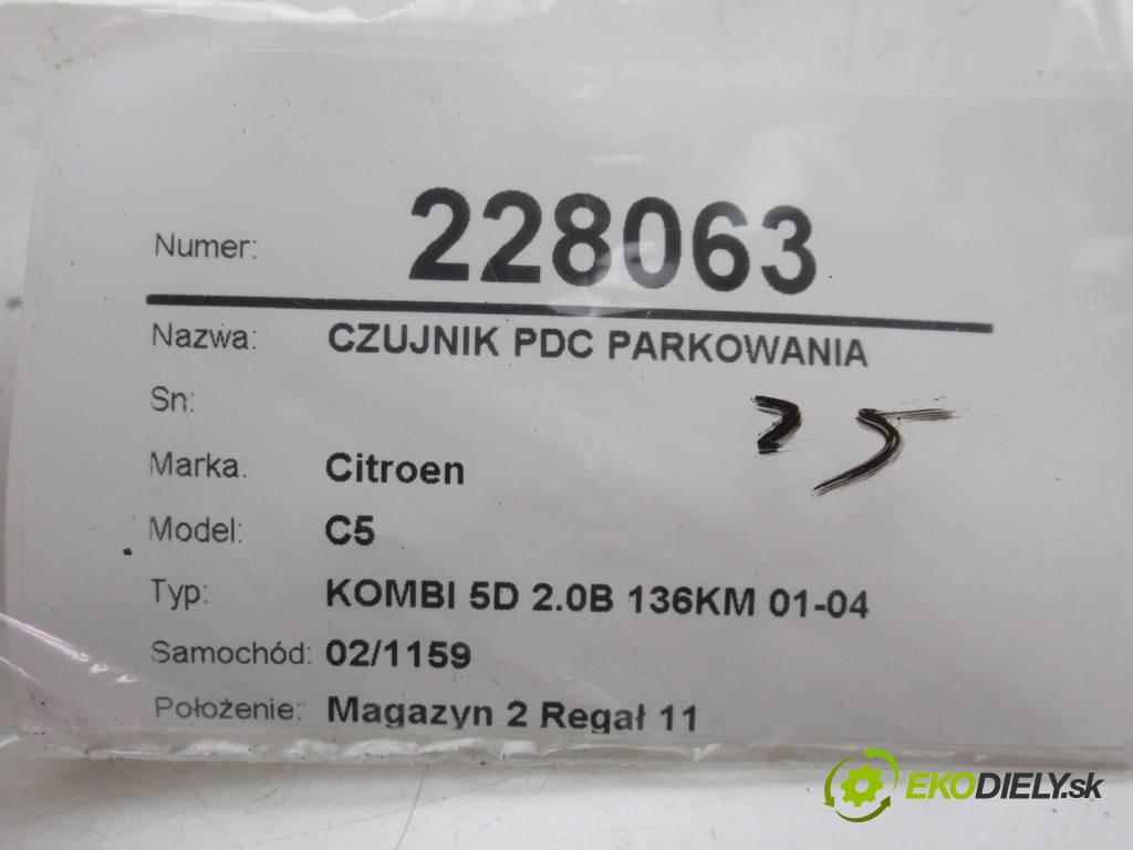 Citroen C5    KOMBI 5D 2.0B 136KM 01-04 2000 Snímač PDC - 9639945580 (Snímače)