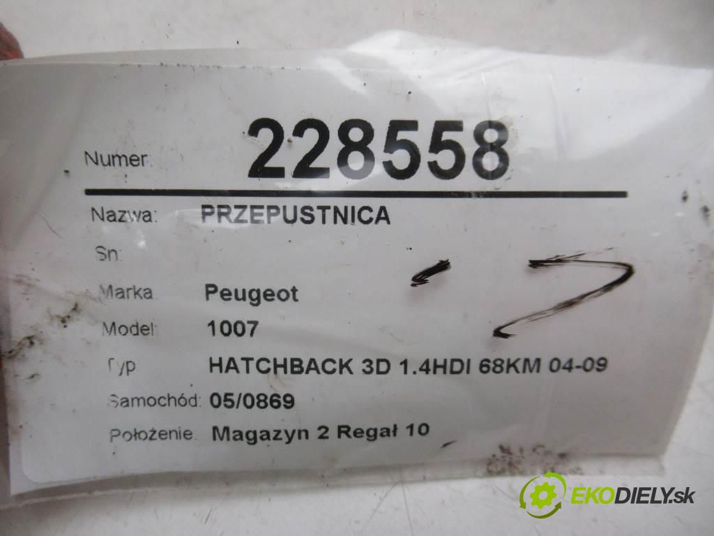 Peugeot 1007  2008 50 kw HATCHBACK 3D 1.4HDI 68KM 04-09 1400 škrtíci klapka 9656113080 (Škrticí klapky)