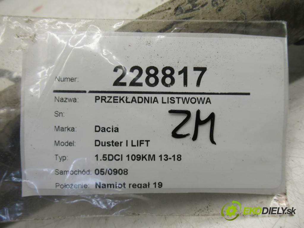 Dacia Duster I LIFT  2017  1.5DCI 109KM 13-18 1461 řízení -  (Řízení)