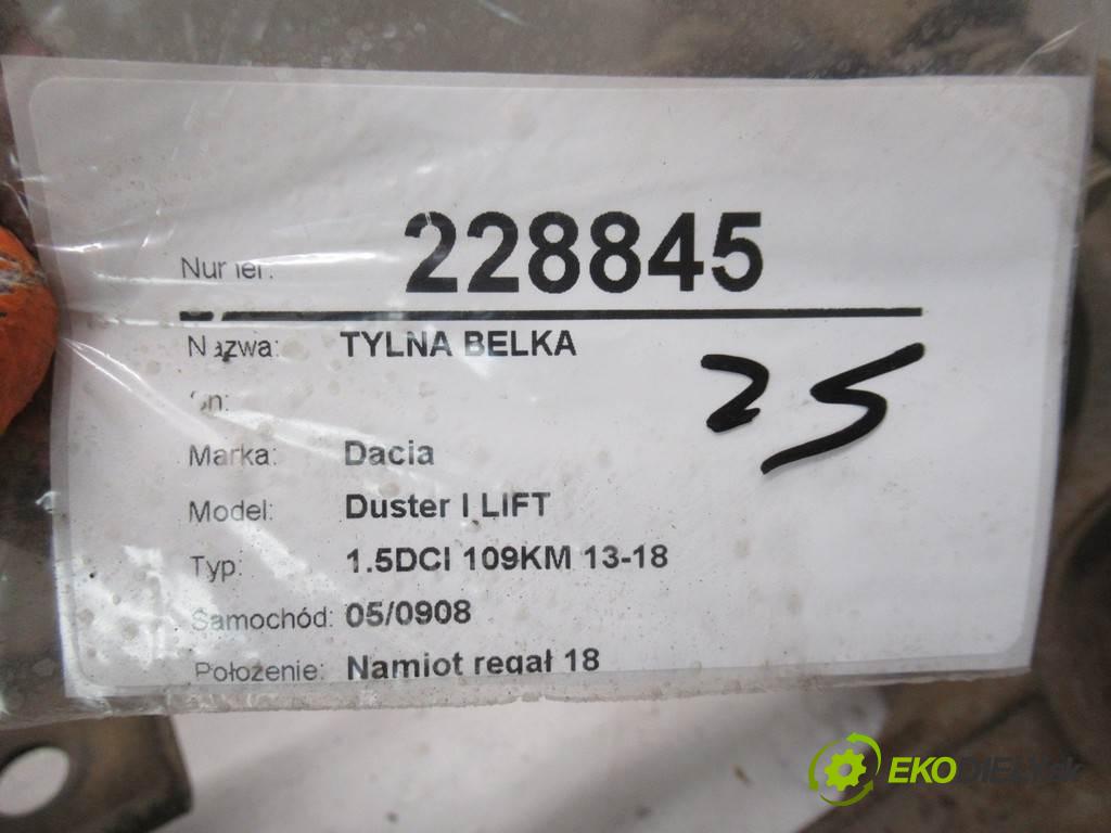 Dacia Duster I LIFT  2017  1.5DCI 109KM 13-18 1461 zadná Výstuha  (Výstuhy zadné)