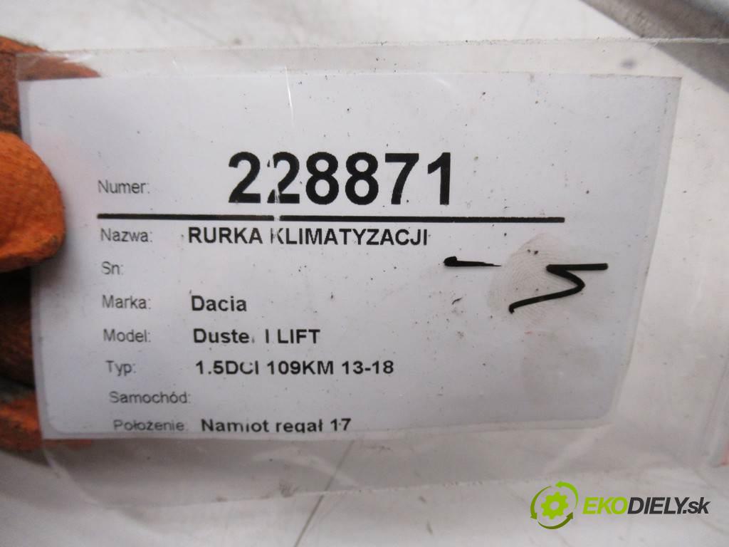 Dacia Duster I LIFT    1.5DCI 109KM 13-18  rúrka klimatizace 924802645R (Rozvody klimatizace)