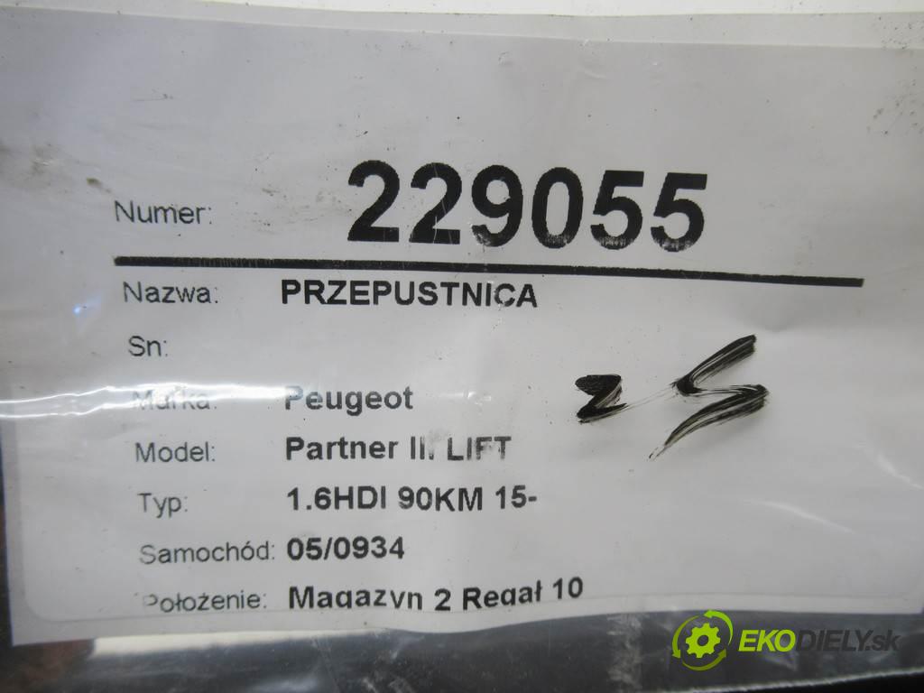 Peugeot Partner III LIFT  2015 90KM 1.6HDI 90KM 15- 1600 škrtíci klapka 9673534480 (Škrticí klapky)
