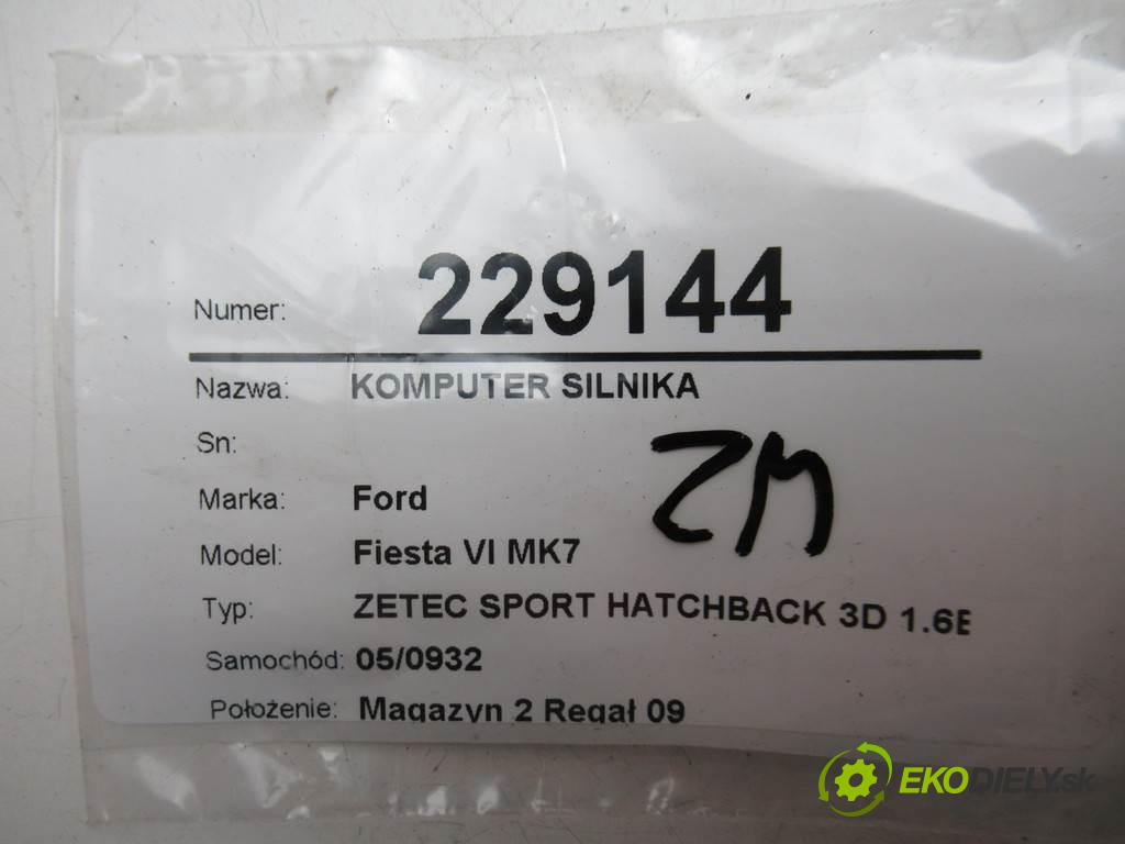 Ford Fiesta VI MK7  2010 120KM ZETEC SPORT HATCHBACK 3D 1.6B 120KM 08-12 1600 riadiaca jednotka Motor 8V21-12A650-AFA (Riadiace jednotky)