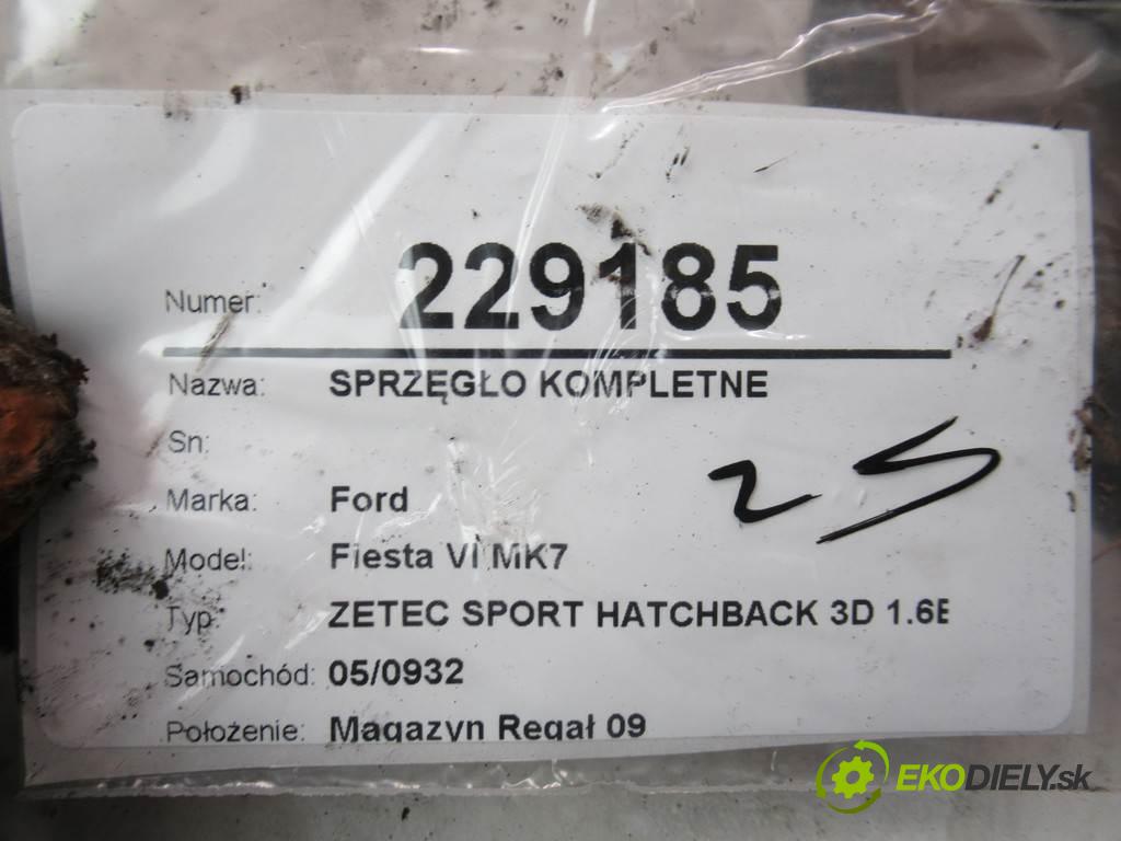 Ford Fiesta VI MK7  2010 120KM ZETEC SPORT HATCHBACK 3D 1.6B 120KM 08-12 1600 spojková sada bez ložiska komplet  (Kompletní sady (bez ložiska))