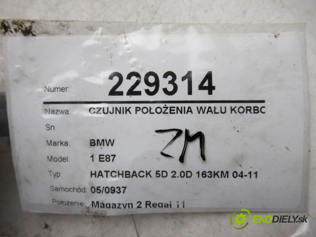 BMW 1 E87  2006 163KM HATCHBACK 5D 2.0D 163KM 04-11 2000 Snímač pozície hriadeľa kľukového  (Snímače polohy kľuky, vačky)