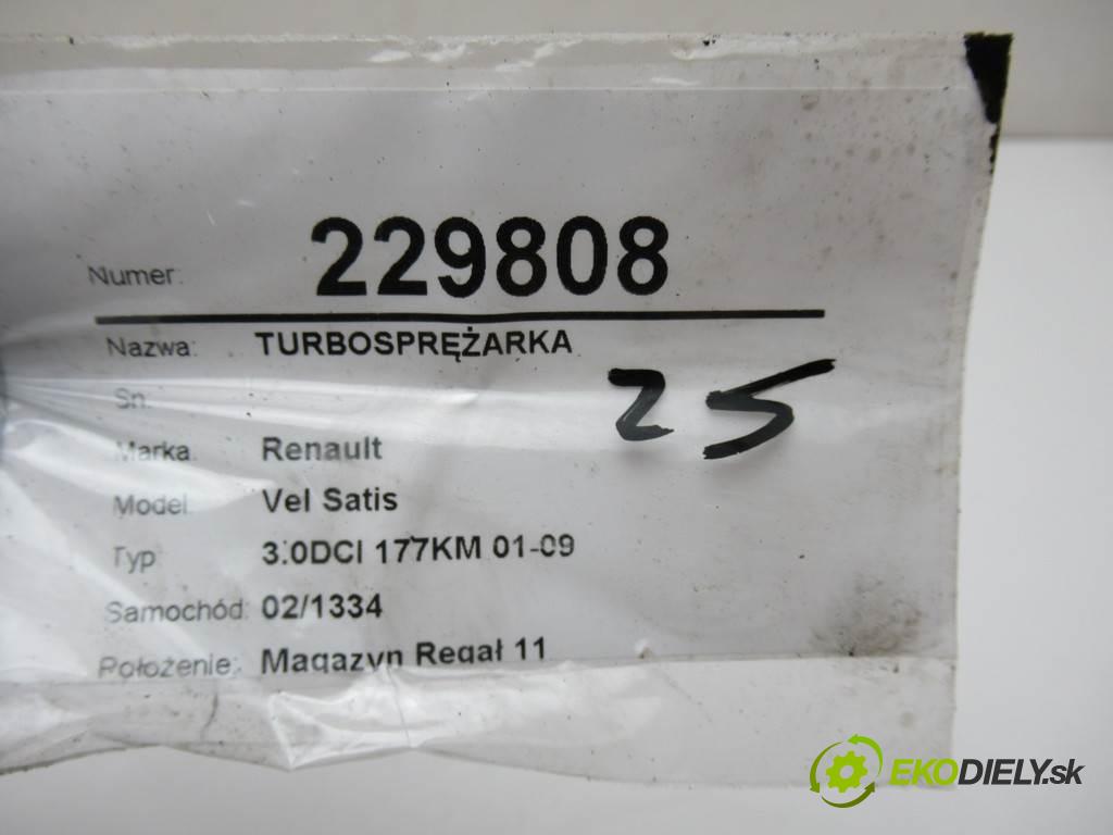 Renault Vel Satis  2003  3.0DCI 177KM 01-09 3000 Turbodúchadlo,turbo 8972409267 (Turbodúchadlá (kompletné))