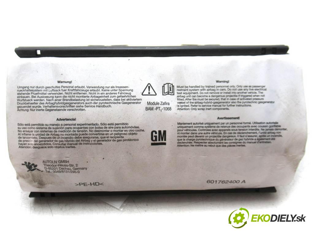 Opel Zafira B  2005 88 kw 1.9CDTI 120KM 05-14 1910 AirBag - spolujazdca 13111177 (Airbagy)