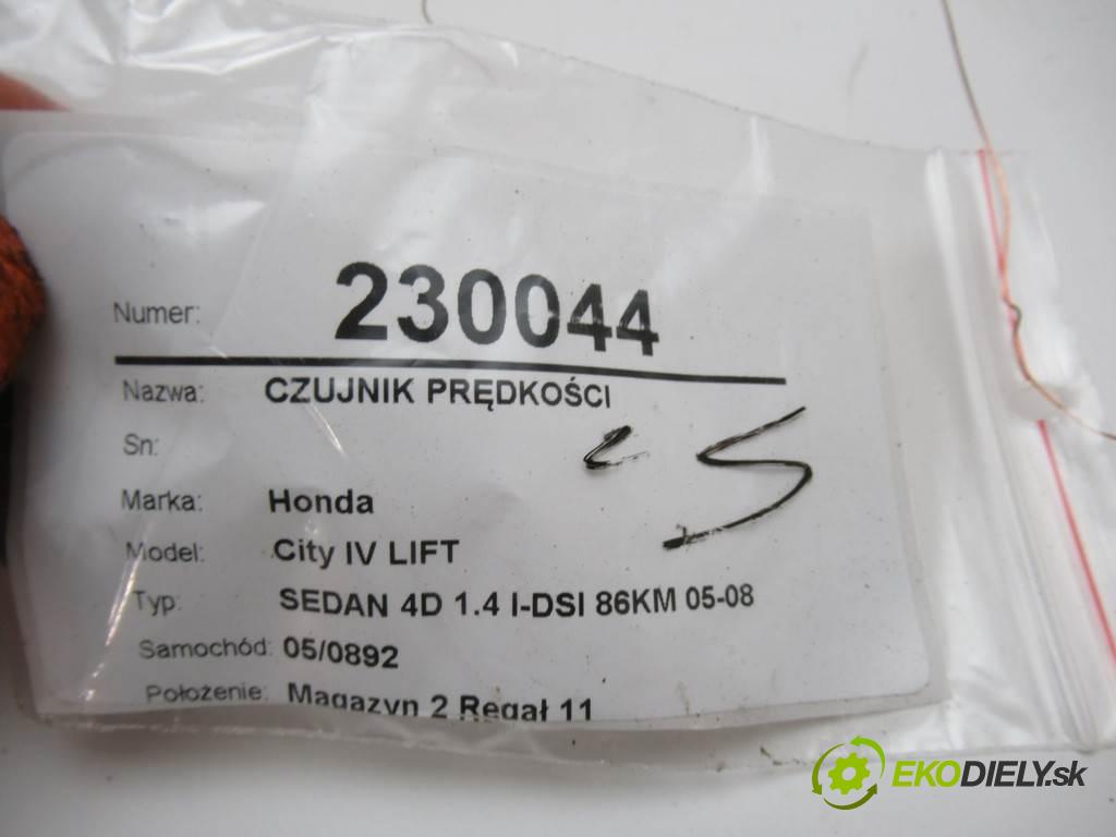 Honda City IV LIFT  2007 61 kw SEDAN 4D 1.4 I-DSI 86KM 05-08 1400 Snímač rýchlosti  (Snímače)