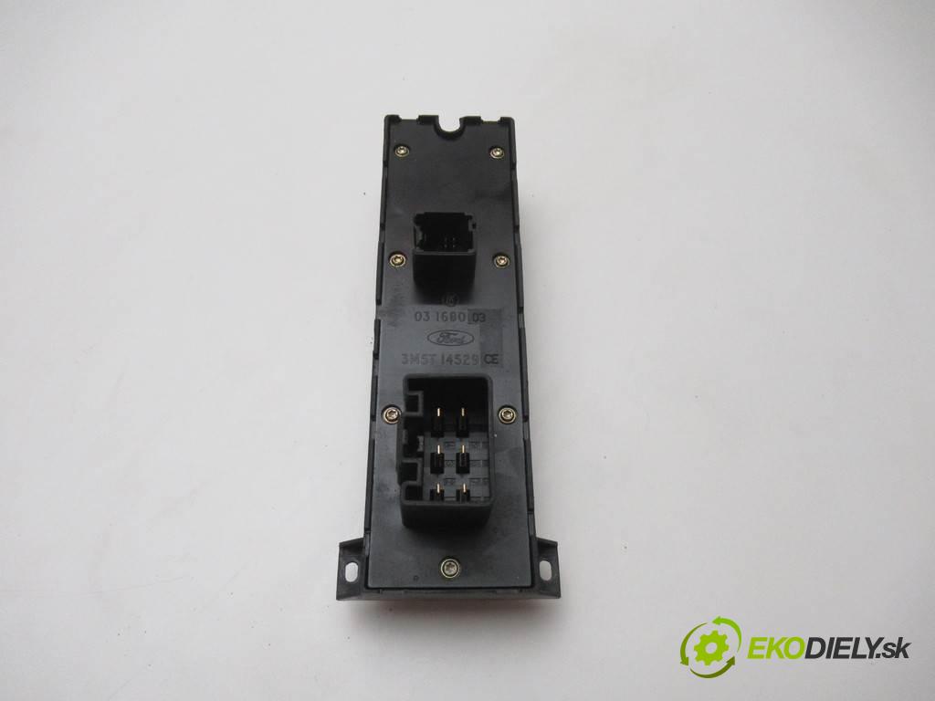 Ford Focus II  2005  KOMBI 5D 1.6TDCI 109KM 04-07 1600 Prepínač okien 3M5T14529CE (Prepínače, spínače, tlačidlá a ovládače kúrenia)