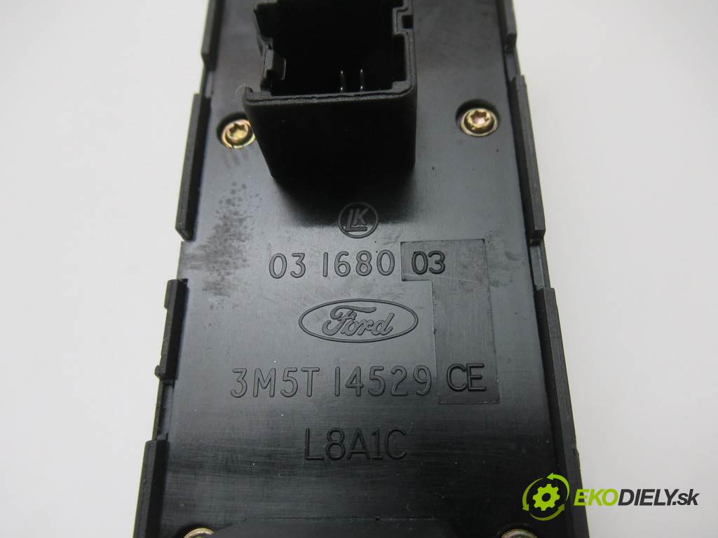 Ford Focus II  2005  KOMBI 5D 1.6TDCI 109KM 04-07 1600 Prepínač okien 3M5T14529CE (Prepínače, spínače, tlačidlá a ovládače kúrenia)