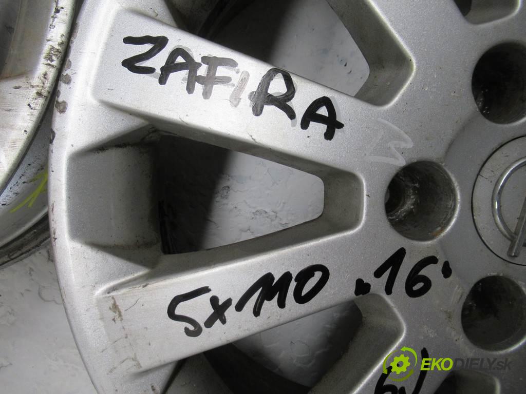 Opel Zafira    16 6J 5X110 ET44  disky hliníkové - 16  (Hliníkové)