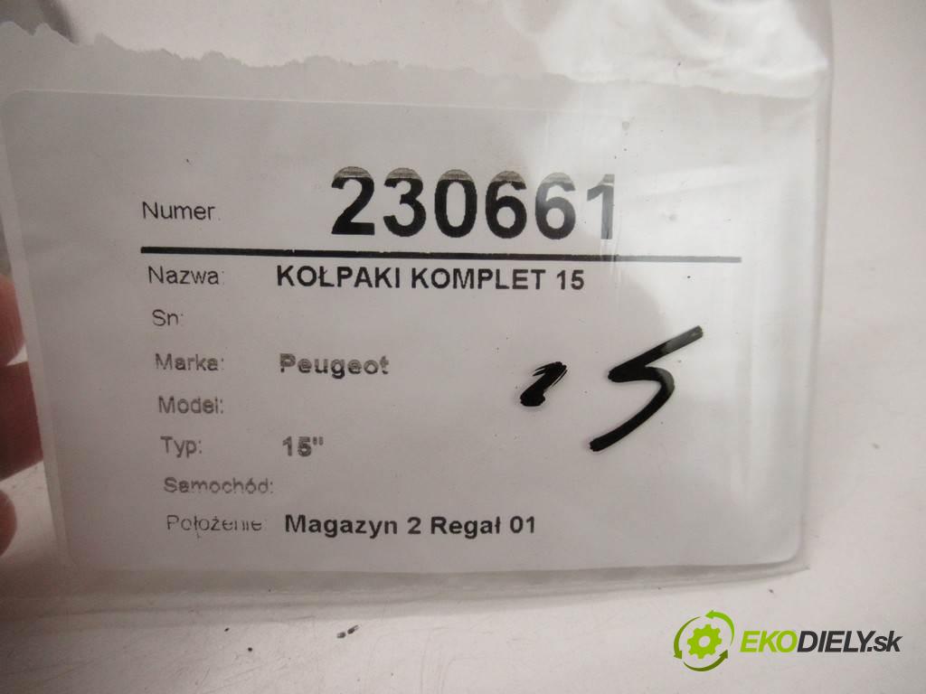 Peugeot     16"  puklice - 16 9808491477