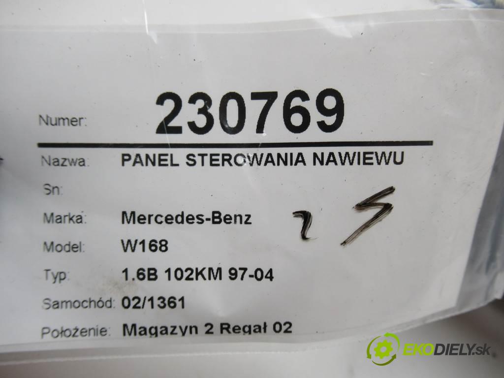 Mercedes-Benz W168  1999 75 kw 1.6B 102KM 97-04 1600 Panel ovládania kúrenia 1688300485 (Prepínače, spínače, tlačidlá a ovládače kúrenia)