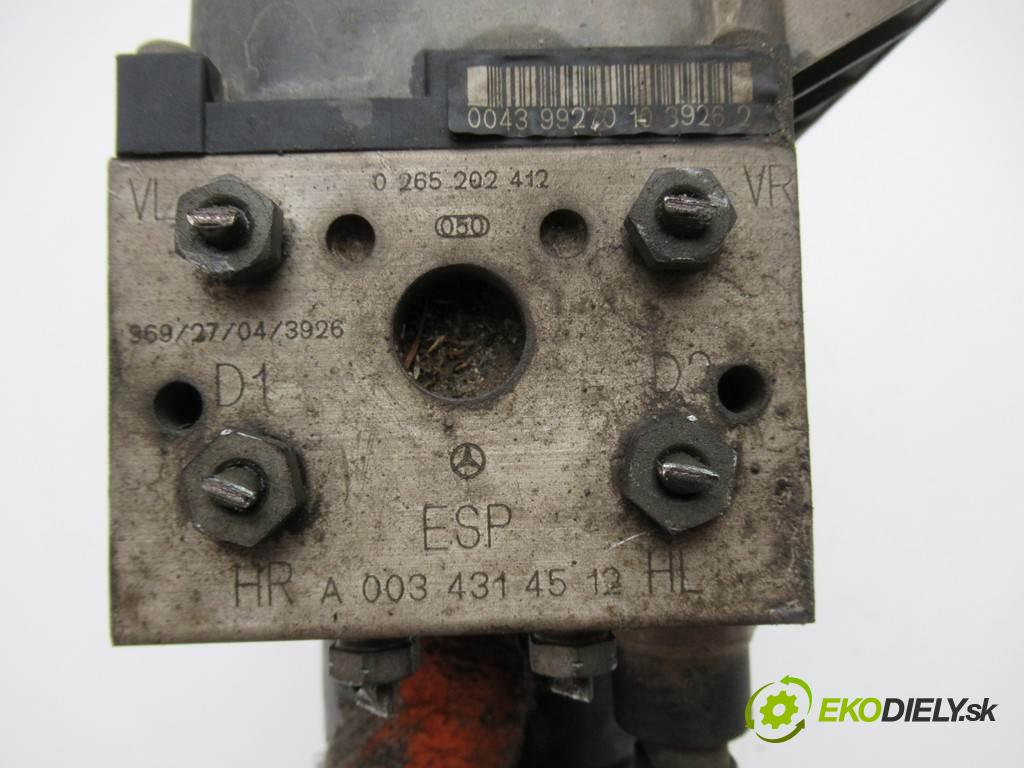 Mercedes-Benz W168  1999 75 kw 1.6B 102KM 97-04 1600 pumpa ABS 0130108096 (Pumpy brzdové)