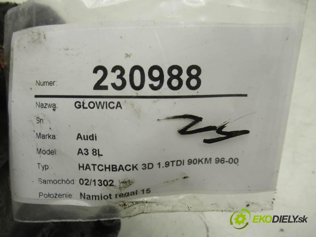Audi A3 8L  1999  HATCHBACK 3D 1.9TDI 90KM 96-00 1900 Hlava valcov 038103373E (Hlavy valcov)