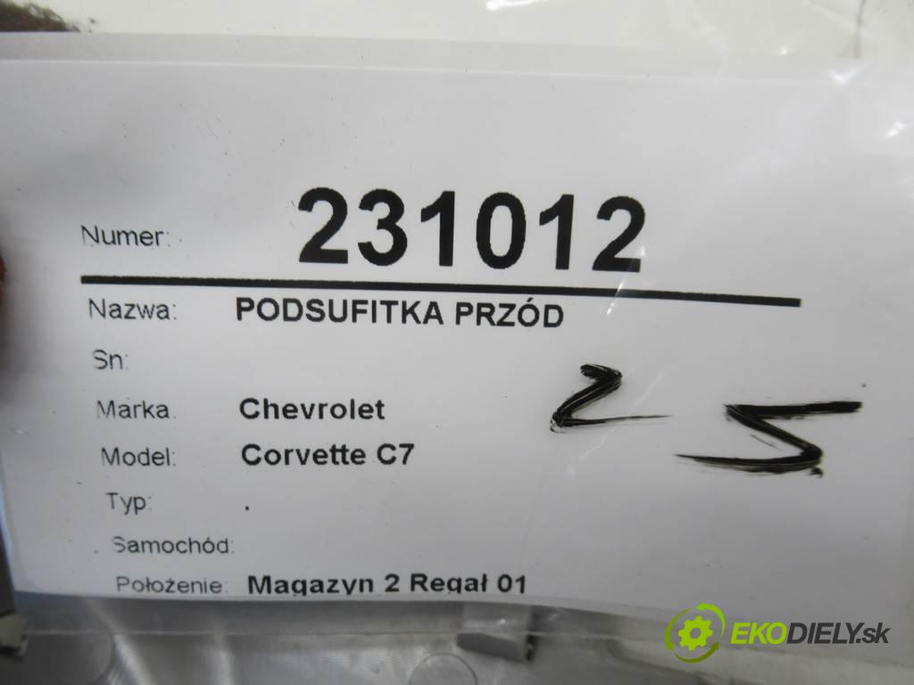 Chevrolet Corvette C7    .  Stropný tapacír predný