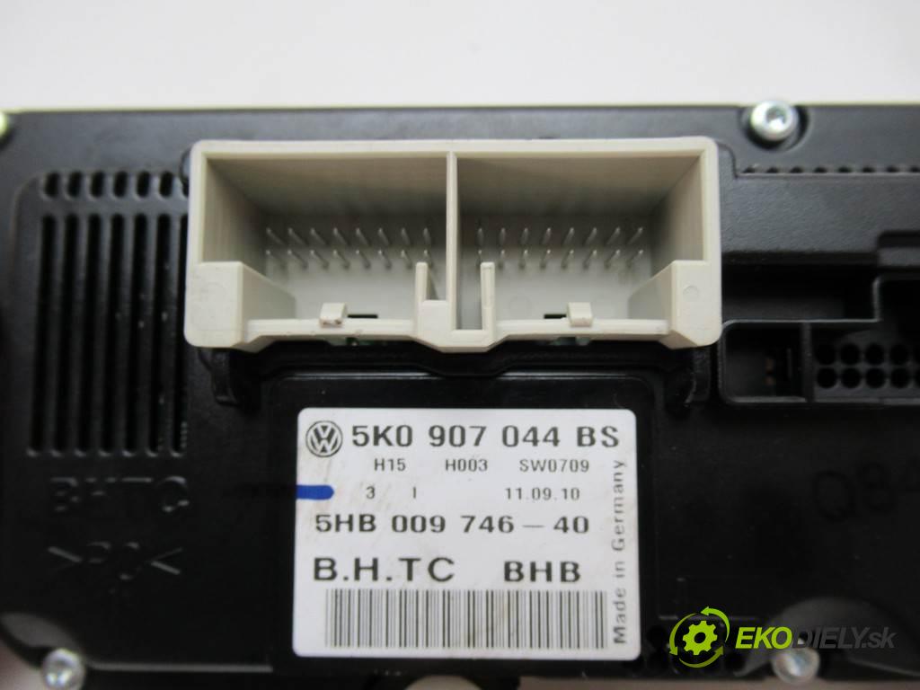 Volkswagen Passat B6  2010  KOMBI 5D 1.6TDI 105KM 05-10 1600 Panel ovládania kúrenia 5K0907044BS (Prepínače, spínače, tlačidlá a ovládače kúrenia)