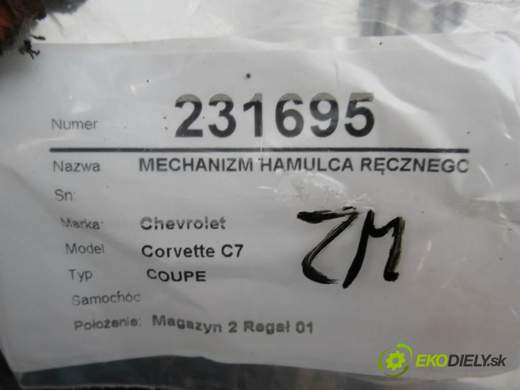 Chevrolet Corvette C7    COUPE  Mechanizmus brzdy ručnej brzdy 84145926 (Ručné brzdy)